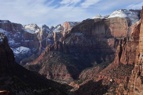 A vista mais clássica do Zion National Park, em Utah, nos Estados Unidos